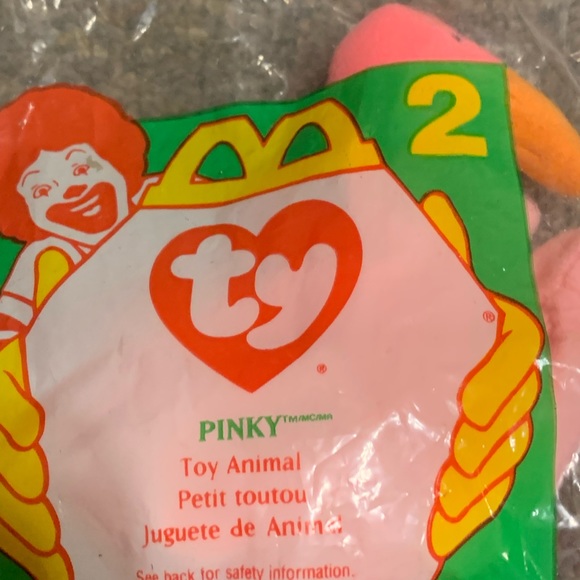 1993 Rare 1996 McDonalds Ty Beanie Babies Complete Package d Set of 10 - Picture 11 of 12